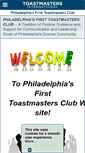 Mobile Screenshot of philadelphiasfirsttoastmasters.com